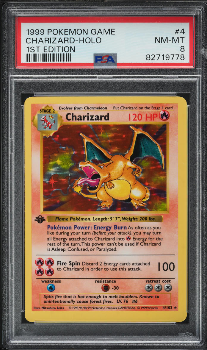 1999 Base Shadowless Charizard